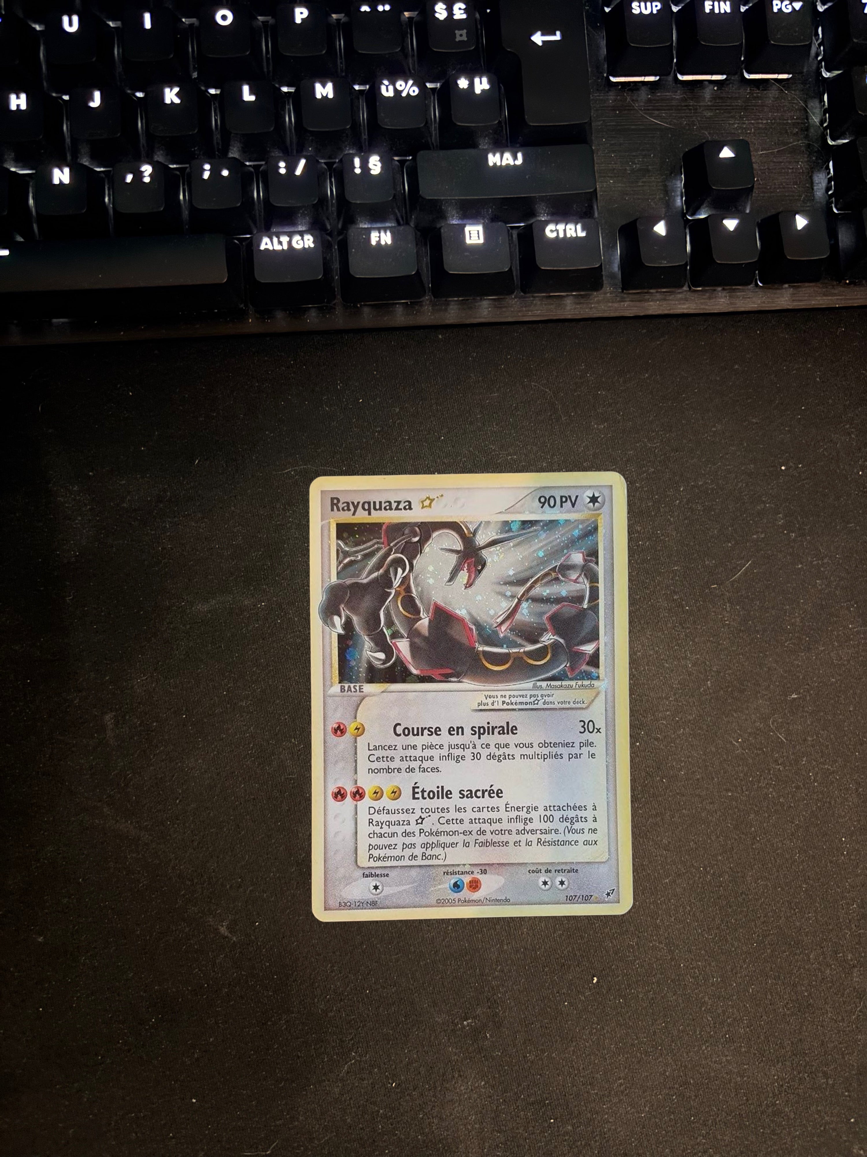 Rayquaza star fr dx 107