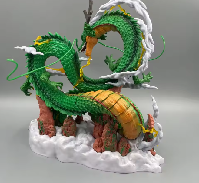 Figurine Dragon Ball Shenron en PVC, 24cm, Goku et Shenron