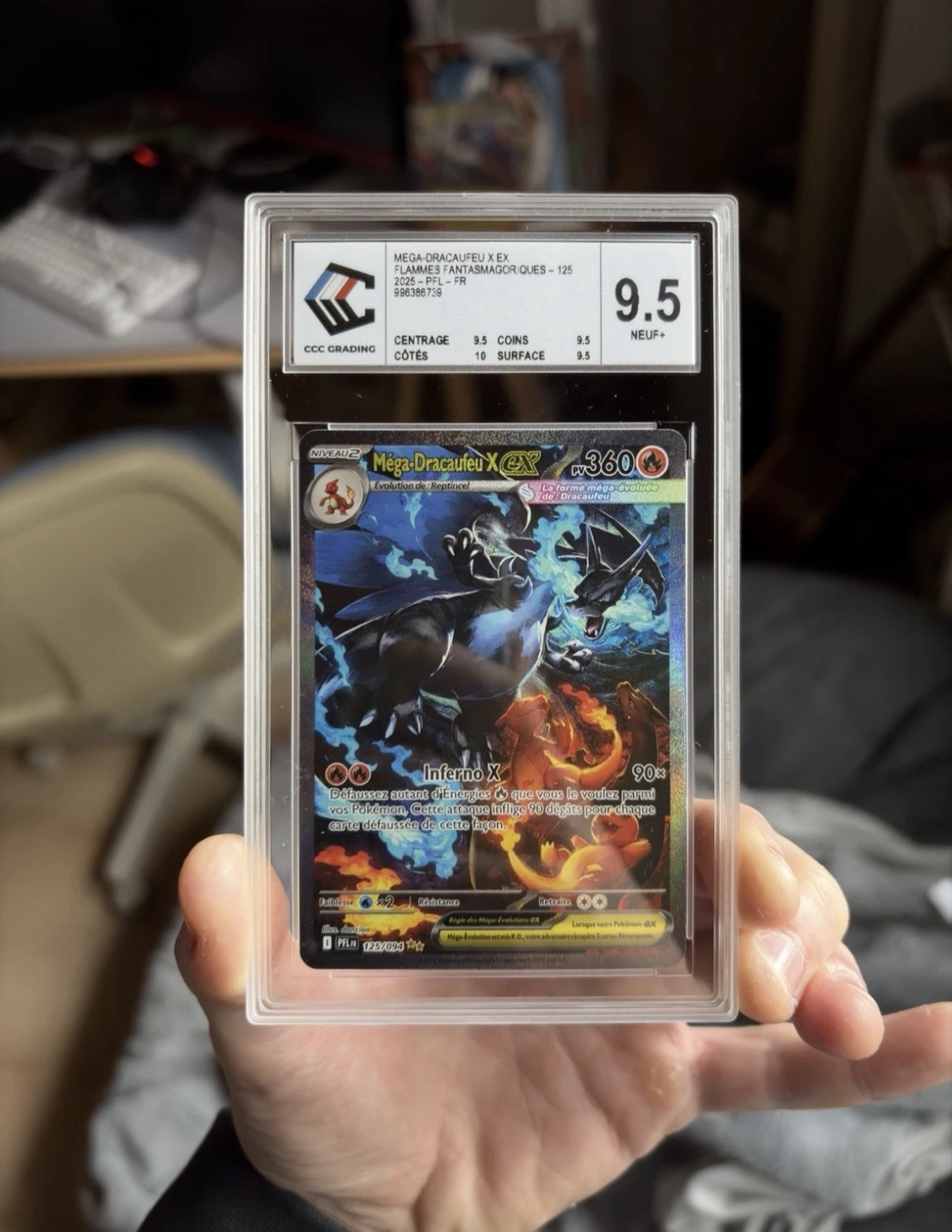 Mega Dracaufeu X ex 125/094 CCC 9.5